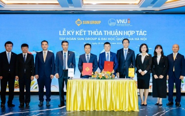 Hợp tác chiến lược giữa ĐHQGHN và Tập đoàn Sun Group: Gắn kết giáo dục, nghiên cứu và phát triển hạ tầng quốc gia